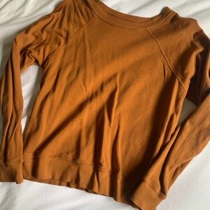 MATE the label Rust Orange Long Sleeve Sweater